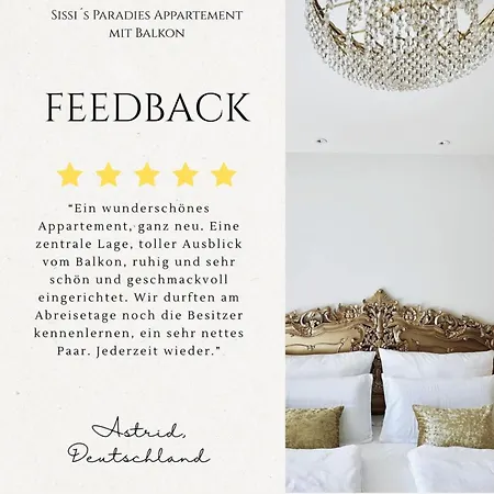 Appartamento Sissis Paradies Mit Balkon & Flussblick- Alpenzeit Im Zentrum Mit Parkplatz