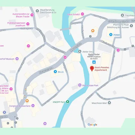 Sissis Paradies Mit Balkon & Flussblick- Alpenzeit Im Zentrum Mit Parkplatz Bad Aussee