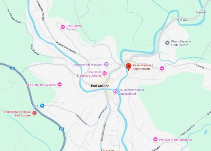 Sissis Paradies Mit Balkon & Flussblick- Alpenzeit Im Zentrum Mit Parkplatz Appartement Bad Aussee